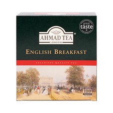Ahmad Tea | English Breakfast | 100 Teabags | Free Delivery 0.07 per strip