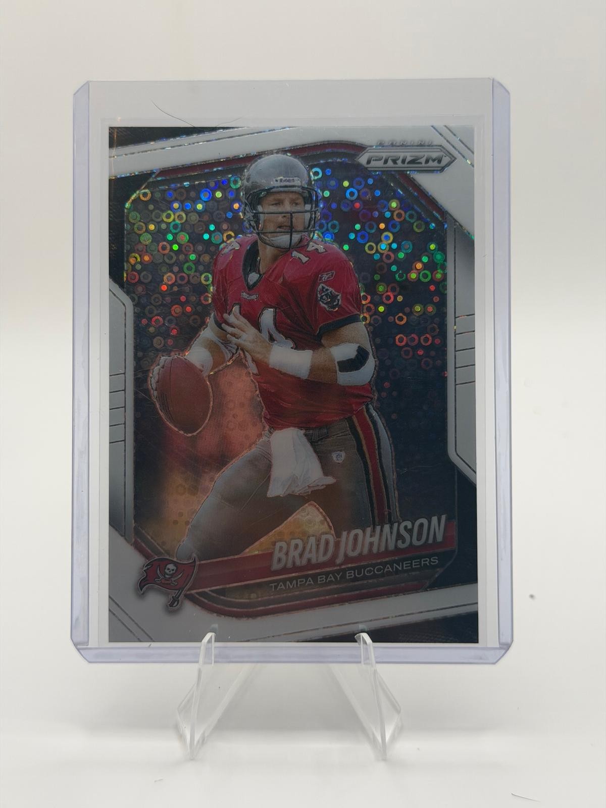 2025 Panini Prizm #213 Brad Johnson White Sparkle