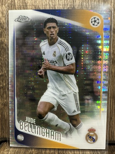 2025-26 Topps Chrome UEFA Club Competition Jude Bellingham Pulsar Refractor #64