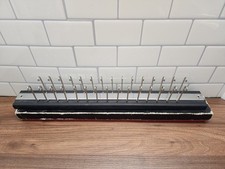 Vintage Folding Collapsable Tie Rack Metal And Wood