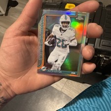 2025 Topps Chrome Football Devon Achane Future #188 REFRACTOR Miami Dolphins