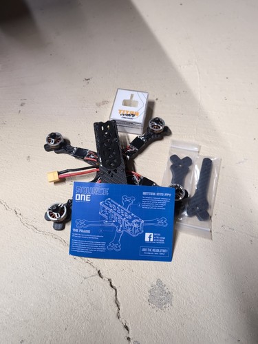 5" TBS Source One Drone Freestyle Race Kiss ESC & FC Lumenier VTX Caddx Armattan