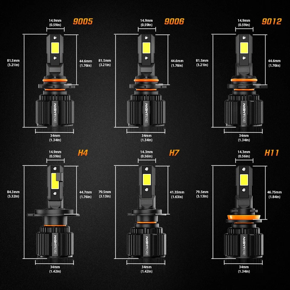 2X H7 Mit Zulassung LED Scheinwerfer 15000LM 6500K Halogen Canbus fehlerfrei DRL - Bild 4 von 4