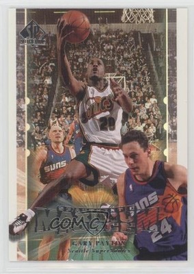 1999-00 SP Authentic Maximum Force Gary Payton #M9 HOF c7w