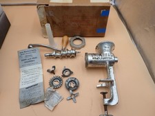 Universal Meat Chopper Grinder No.323 Vintage Hand Crank Heavy Parts lot
