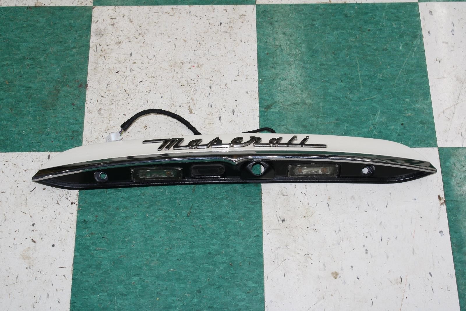 Maserati Ghibli 2014-2017 Rear Trunk lid panel White