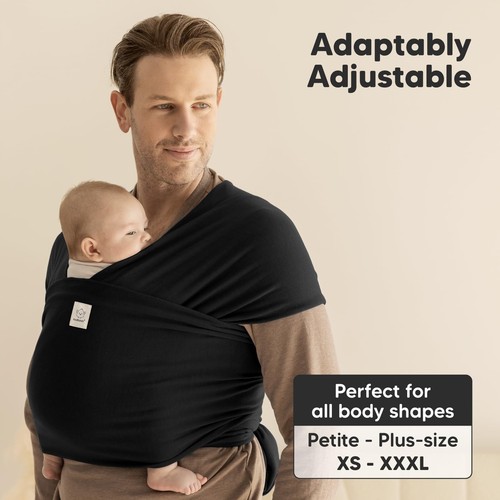 Baby Wrap Carrier - All in 1 Original Baby Carrier Newborn to Sling, Easy to ... - Picture 4 of 9