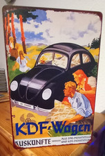 Blechschild KDF Wagen
