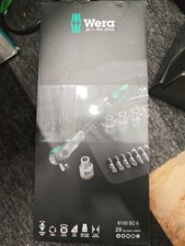 Wera 8100 SC 6 Zyklop Speed 1/2" Multifunction Ratchet & Socket Set New