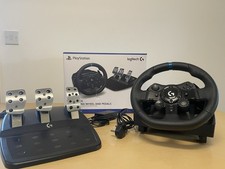 Logitech G923 Racing Steering Wheel Black Compatible with PS4/PS5 and PC