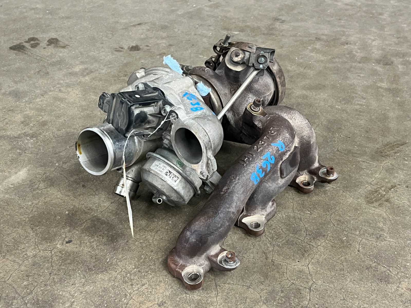 ⭐14-17 MASERATI QUATTROPORTE 3.0L RIGHT SIDE ENGINE TURBO CHARGER OEM LOT2638