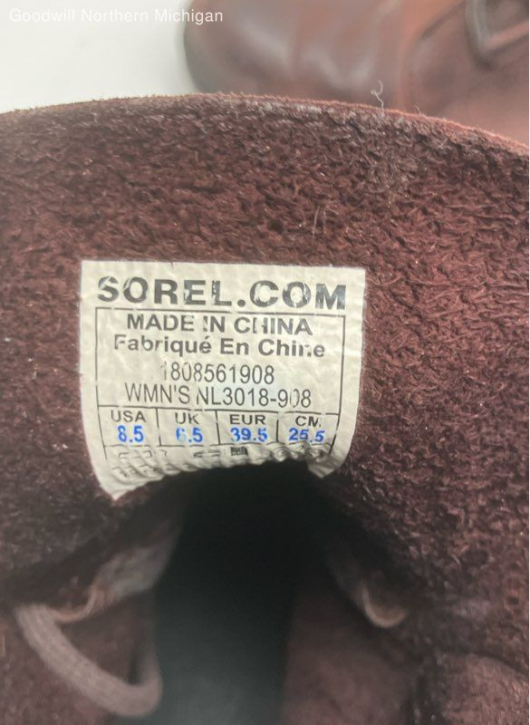 Sorel NL3018-908 Brown Solid Wedge Boot Boot Wome… - image 5