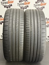 2x 255 40 R22 103V XL PIRELLI PZERO PNCS J 4-5MM TESTED FREE FITTING
