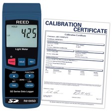REED Instruments R8100SD-NIST  Data Logging L...