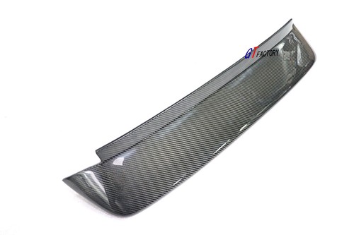 JDM STYLE CARBON REAR WINDOW WING SPOILER FOR HONDA CIVIC EG 3D HATCHBACK - Picture 2 of 3