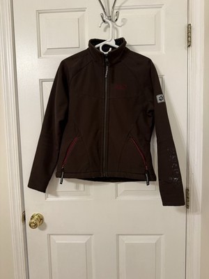 Jack Wolfskin Softshell Womens Brown Jacket Coat Size Small