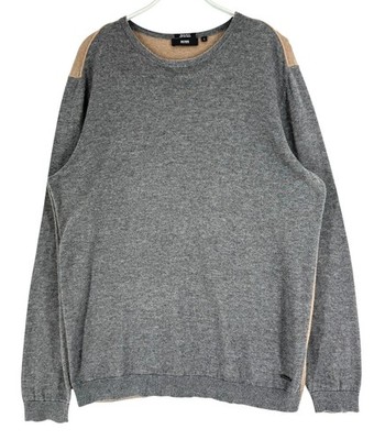 Hugo Boss Herren Bocci 50% Wolle Baumwolle Pullover Größe L