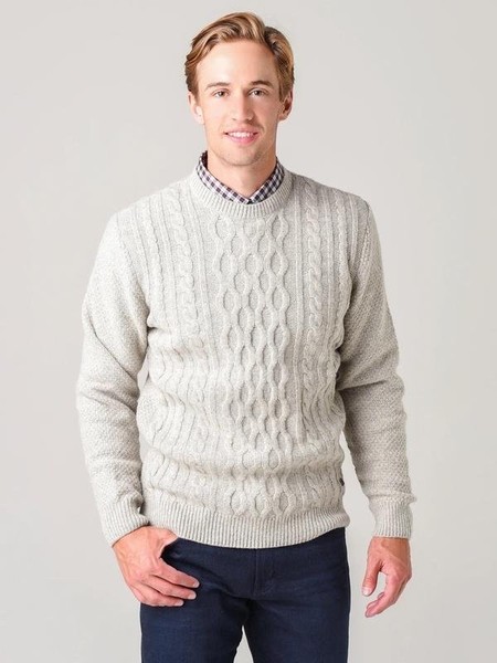 Men Barbour Sweater Grey Polyamide 38 / M / 46