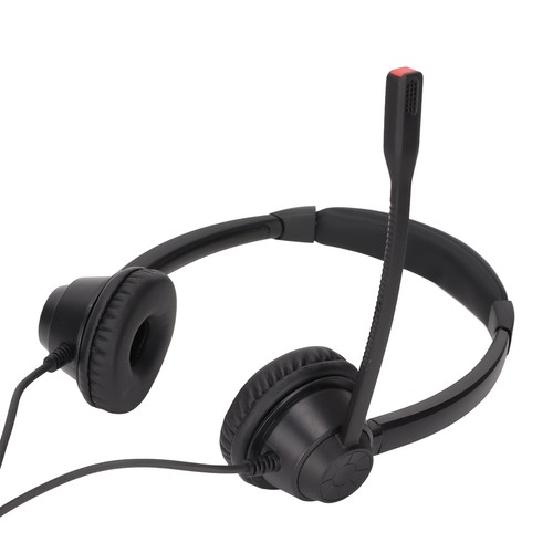 Call Center Headset Noise Cancelling Multipurpose 3.5Mm On Ear Headphones Fo SPC - Zdjęcie 3 z 12