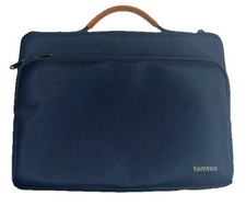 Tomtoc Leather Strap Protective Laptop Carryi...