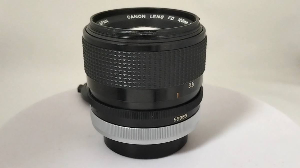 Rare ''O'' Mark MINT】CANON FD 100mm F/2.8 S.S.C MF Lens +BT