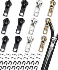 Reißverschluss Reparatur Set 52 Teile, Universal, Zipper Ersatz, Jacken Taschen