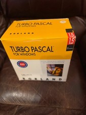 Borland Turbo Pascal originale per Windows 1.5 set di 9 dischi con 7 libri