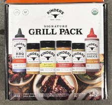 Kinder's Signature Grill Pack Organic Seasoning Sauce Set 6-Pack 54.4 oz GIFT