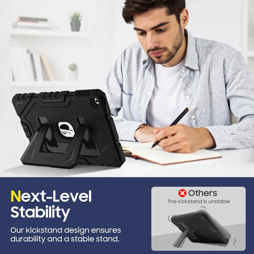 Case for iPad 6th / 5th Gen, iPad Air 2 (9.7 Inch) Heavy Duty Shockproof Cover - Image 4 of 4