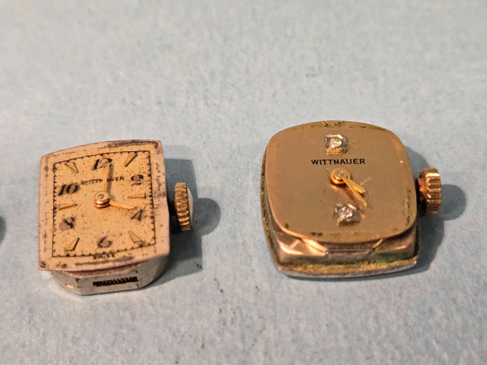 Lote (4) Vintage Wittnauer Relógio Manual Mostrador/Movimento/sem funcionamento - Imagem 4 de 4