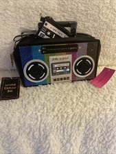 Betsey Johnson Kitsch Say Anything Boom Box C...