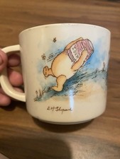 Vintage Disney Winnie the Pooh Kids Cup Mug Selandia Melamine Plastic 1990s