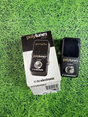 TC Electronic Polytune 2 Noir Tuner Guitar Effects Pedal