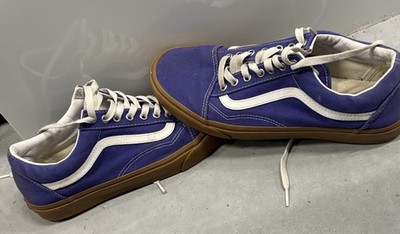 Vans Old  School Spectrum Blue White gum Sole Mens US.SZ. 10