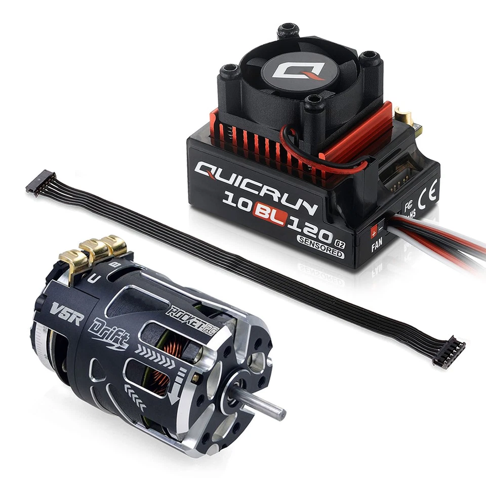 Hobbywing QUICRUN G2 120A ESC 540 Sensored Brushless Motor für 1/10 1/12 Autos - Bild 4 von 4