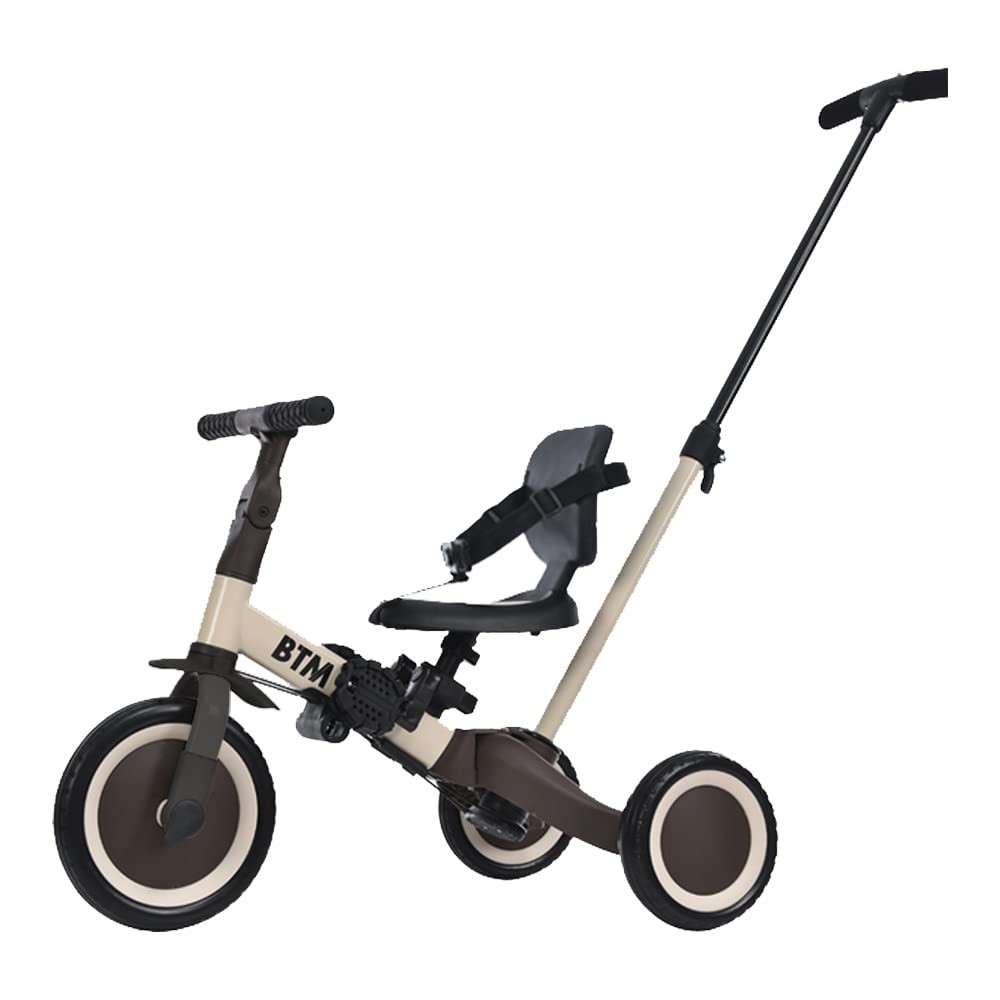 Btm Children'S Tricycle, Foldable, Pushable, 4-In-1, With Rotating Seat, Traini_