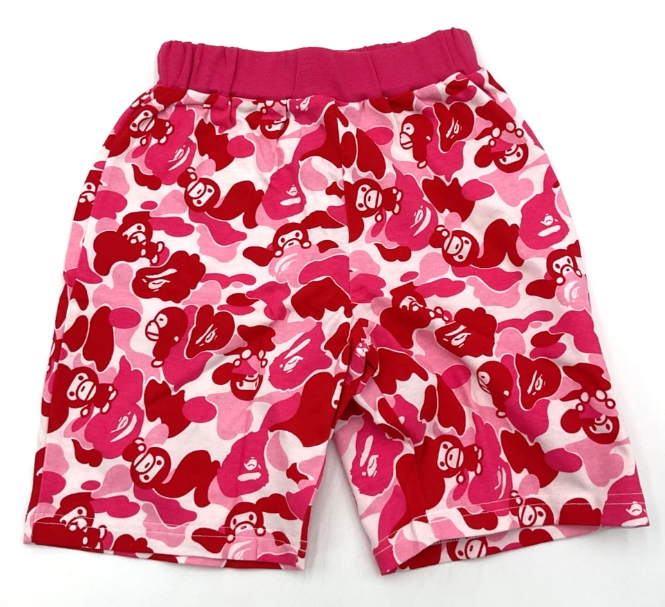 Bape A Bathing Ape ABC Camuflaje Bebé Milo Niño Talla 120 Rosa Juego de 3 Piezas Foto 4 de 4
