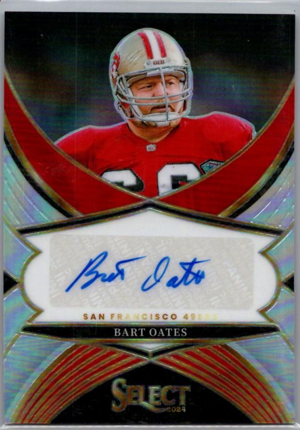2024 Panini Select #SSP-BOS Bart Oates Select Signatures Prizm