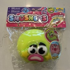 ORB Curiosities SMUSHERS Smush Stay Squishy Squeeze Toy Yellow Green