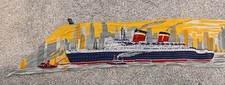 Charles Jourdan Paris Silk Scarf Italy Nautical Boat Hair Bandana 50x7
