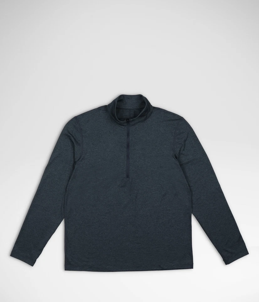 Pullover informal de 1/2 cremallera para hombre talla S azul lululemon