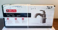 Delta Flynn Stainless Single Hole 1-Handle Bathroom Faucet/Drain 15768LF-SS NIB