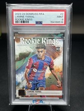 2023-24 Panini Donruss Fifa - Rookie Kings Lamine Yamal #2 (RC) PSA 9 MINT