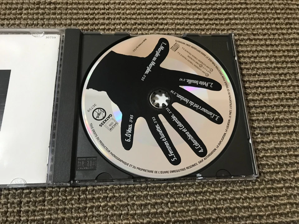 RARE ALBUM CD 6T RICHARD GOTAINER O VOUS (1990) - Photo 2/3