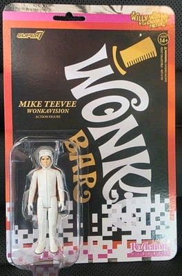 New Super7 ReAction Willy Wonka Chocolate Factory Mike Teevee Action Figure