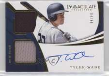 2018 Panini Immaculate Rookie Dual Materials 84/99 Tyler Wade #RDM-TW Auto 4fb