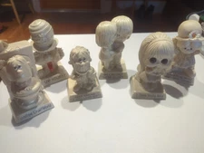 Lot Of Six (6) Assorted Vintage Russ  Wallace Berrie Co Figurines 1970