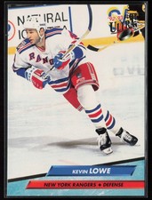 1992-93 Fleer Ultra #356 Kevin Lowe New York Rangers NM