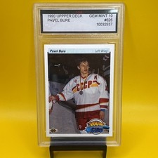 1990 Upper Deck PAVEL BURE Young Guns Rookie Card FGS Graded Gem Mint 10!. rookie card picture