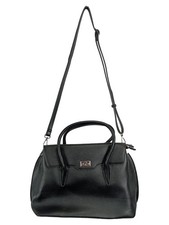 L.Credi Borsa a Mano Donna Nera Pelle Elegante
